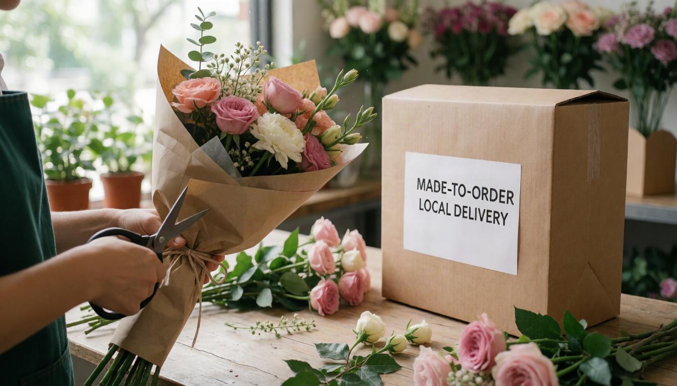 Same-day bouquet order